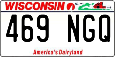 WI license plate 469NGQ