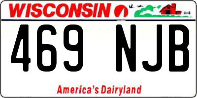 WI license plate 469NJB