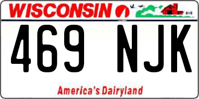 WI license plate 469NJK