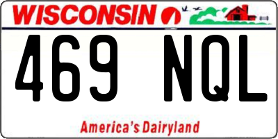 WI license plate 469NQL