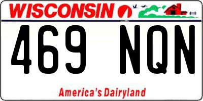WI license plate 469NQN