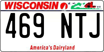 WI license plate 469NTJ