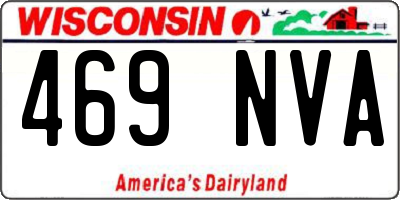 WI license plate 469NVA