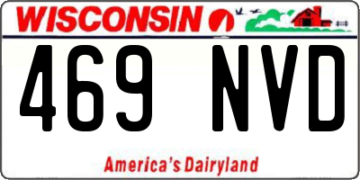 WI license plate 469NVD