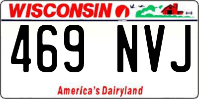 WI license plate 469NVJ
