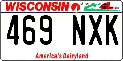 WI license plate 469NXK