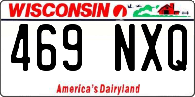 WI license plate 469NXQ