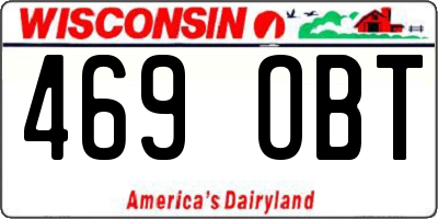 WI license plate 469OBT