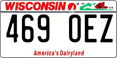 WI license plate 469OEZ