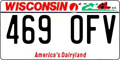WI license plate 469OFV
