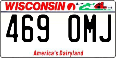 WI license plate 469OMJ