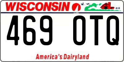 WI license plate 469OTQ