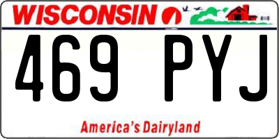 WI license plate 469PYJ