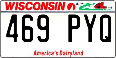 WI license plate 469PYQ