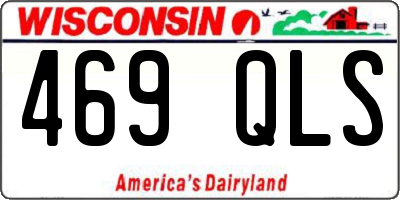 WI license plate 469QLS