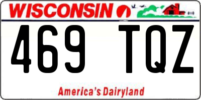 WI license plate 469TQZ