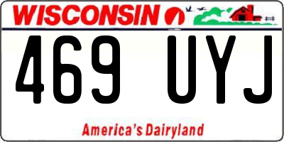 WI license plate 469UYJ