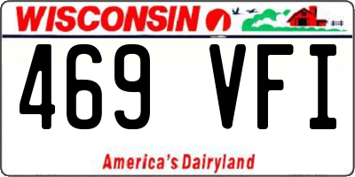 WI license plate 469VFI