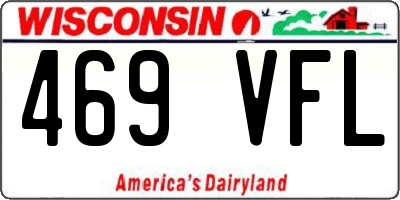 WI license plate 469VFL