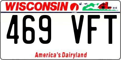 WI license plate 469VFT