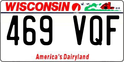 WI license plate 469VQF