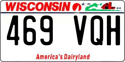 WI license plate 469VQH
