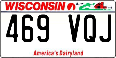 WI license plate 469VQJ