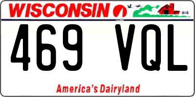 WI license plate 469VQL
