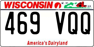 WI license plate 469VQQ