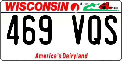 WI license plate 469VQS