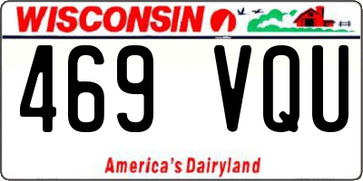 WI license plate 469VQU