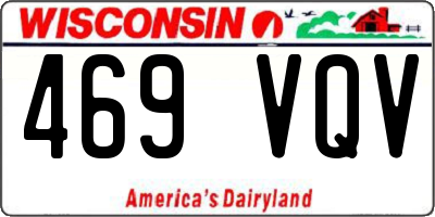 WI license plate 469VQV