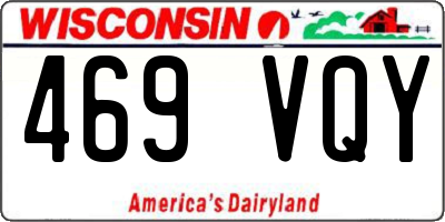 WI license plate 469VQY
