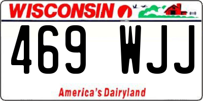 WI license plate 469WJJ