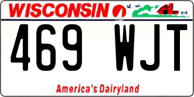 WI license plate 469WJT