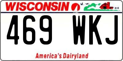 WI license plate 469WKJ