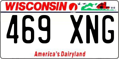 WI license plate 469XNG