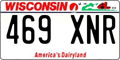 WI license plate 469XNR