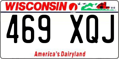 WI license plate 469XQJ