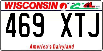 WI license plate 469XTJ