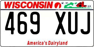 WI license plate 469XUJ