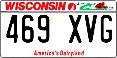 WI license plate 469XVG