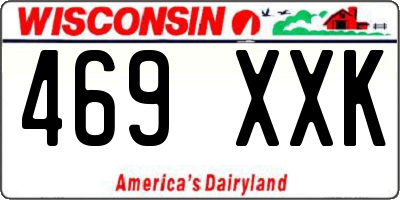 WI license plate 469XXK