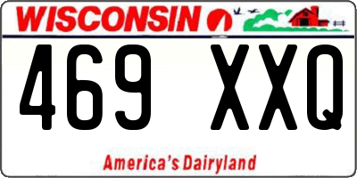 WI license plate 469XXQ