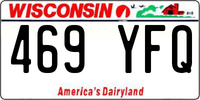 WI license plate 469YFQ