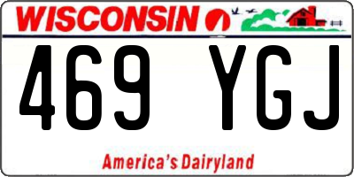 WI license plate 469YGJ