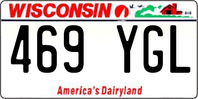 WI license plate 469YGL