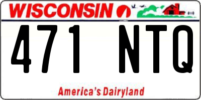 WI license plate 471NTQ