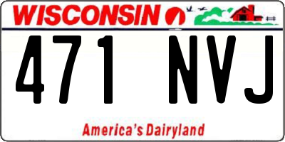 WI license plate 471NVJ