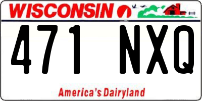 WI license plate 471NXQ